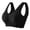 Black, variant on WCJM Padded Large Bust Sports Bra for Women High Support Racerback Run Soft Womens Underwear(Pink,3XL）