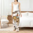 thumbnail image 4 of Vsdgher Cowboy Up Vintage Wild West Women’s Womens Pajama Pants, Lounge Wide Leg PantsLounge Pants,Sleep Bottoms, Lounge for Women-Small, 4 of 6