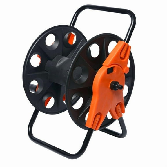 Duty Hose Reel Cart for Agriculture, Lawn Care, and Car Washing - Water Holder with Smooth Winding Mechanism