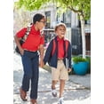 thumbnail image 2 of Wonder Nation Boys School Uniform Short Sleeve Performance Polo Shirt, 2-Pack Value Bundle, Sizes 4-18 & Husky, 2 of 4