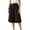 01 Black, variant on Womens Capri Pants Loose Palazzo Wide Leg Cropped Trousers for Women UK Casual Plain Drawstring Cotton Linen Pants Lightweight Comfy Baggy 3 Quarter Shorts with Pockets