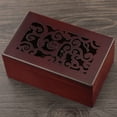 thumbnail image 1 of Caja de música de cuerda hueca, caja de música de madera para joyas, Sky City, regalos creativos, regalo pequeño, diseño único, uso versátil, 1 of 5