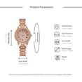 thumbnail image 2 of Mirar Irfora XR72208 Lujoso Bling Reloj de pulsera para mujer decorado con cristales completos Reloj clásico retro con números romanos Pulsera de cuarzo analógica Elegante reloj de vestir con correa d Irfora Mirar, 2 of 5