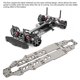 thumbnail image 3 of Kit de Chasis de Fibra de Carbono Fuerte Rigidez Kit de Chasis de Coche RC 1/10 Mejora el Rendimiento Operativo Peso Ligero Alta Flexibilidad para Coche de Control Remoto 1:10 ANGGREK  Otros, 3 of 8