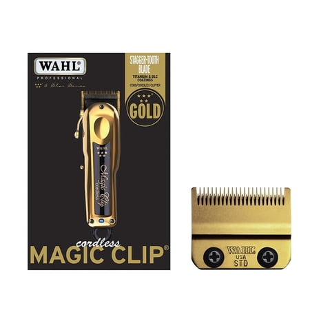 Wahl Professional 5-Star Gold Cordless Magic Clipper 8148-700 With Extra Blade