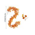 thumbnail image 2 of RKSTN 200Cm Halloween Thanksgiving Encrypted Maple Leaf Decoration Rattan Dragon Beard Maple Leaf No. 1, 2 of 8