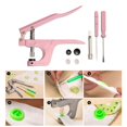 thumbnail image 6 of DIY Craft Snap Fastener Pliers Snaps Installation Hand Tools for Sewing Crafting Diaper Bibs Replacing Repairing Pink, 6 of 10