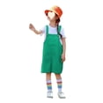 thumbnail image 5 of Wxirdiow Toddler Boys Summer Clothes Kids Cotton Overalls Shorts Boys Summer Straight Leg Jumpsuit Toddler Girls Solid Color Adjustable Strap Rompers Shortall Green Size,13-14 Years, 5 of 9