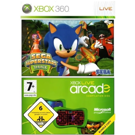 Xbox 360 Sega Superstars And Live Arcade Compilation Disc For Xbox 360