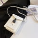 thumbnail image 3 of Sywqhk Bolso Bandolera De Cuero Pu Bolso De Teléfono Con Diseño De Zócalo Bolso De Hombro (Blanco) Sywqhk Para estrenar, 3 of 9