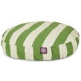 thumbnail image 2 of Majestic Pet | Vertical Stripe Round Pet Bed For Dogs, Removable Cover, Sage, Large, 2 of 6