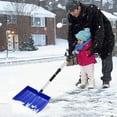 thumbnail image 5 of UNLLLL Removable Plastic Snow Shovel, Grain Shovel, with Ergonomic Handle, Parent-Child Playing Snow Shovel, Farm Tool, for Garden, Car, Camping, 5 of 7