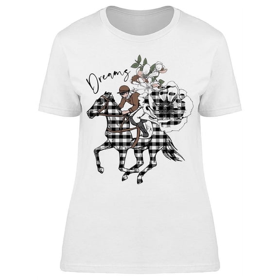 Cool Image Of A Rider T-Shirt Women -Image by Shutterstock, Female XX-Large