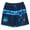 Blue stripes, variant on DC Comics Blue Beetle Little Boys UPF 50+ Swim Trunks Bathing Suit Stripes 5-6