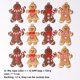 thumbnail image 4 of Fabricantes de nuevos adornos colgantes de hombre de jengibre, adornos colgantes para árbol de Navidad, Navidad de PVC para fiestas navideñas, 4 of 4