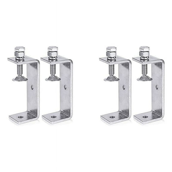 Metal Clamp Heavy Duty Clamp C Clamp Woodworking Clamp with Wide Jaw Openings (120MM), 4PCS,4 x c clamps,Silver