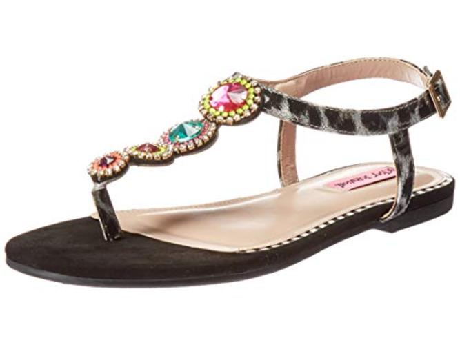 betsey johnson flat sandals