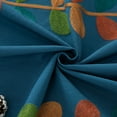 thumbnail image 6 of VOGOL Dark Blue Curtains for Bedroom, Colorful Leaves Print Grommet Top Drapery Panels for Living Room, Farmhouse Window Treatment Set 96 Inch Length for Hallway Closet 2 Panels, 52 x 96, 6 of 7