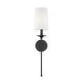 thumbnail image 3 of 1 Light Wall Sconce Frame Finish Matte Black, 3 of 3