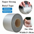thumbnail image 6 of Super Sticky Aluminum Foil Butyl Rubber Tape High Temperature Resistance Waterproof Roof Pipe Crack Duct Repair Tape Stop Leak, 6 of 6