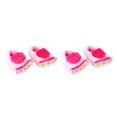 thumbnail image 2 of Minnieouse Pantuflas Hobbits para pies, pantuflas combinadas de Monster Adventure, suaves y cálidas, cómodas de llevar, color rosa, talla única rosa tamaño libre 2Conjunto, 2 of 6