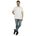 thumbnail image 6 of Inkmeso Solid Henley T-Shirt For Mens Cotton Short Sleeve Tee Shirts Pocket Shirt, 6 of 7