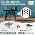 thumbnail image 4 of Mesa de camping plegable portátil de aluminio, mesa plegable ultraligera, mesa pequeña para jardín, senderismo, camping, 4 of 4