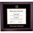 thumbnail image 1 of OCM Diploma Frame for University of Colorado CU Boulder, 16" x 18" Diploma Certificates Frame, Embossed Black/Gold Mat, 1 of 5