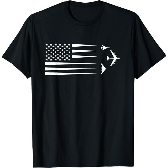 t-shirt B-2 Spirit B-1 Lancer B-52 Bomber Airplane tshirt T-Shirt mens,black,women,funny,journey,Crew Neck, Short Sleeve,custom clothing patterns.