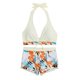 thumbnail image 5 of Mejor Belleza Mujer Traje de Baño de Moda Aumentar el tamaño 2 Piezas Tankini Tops de Bikini y Partes de Abajo Beige S, 5 of 5