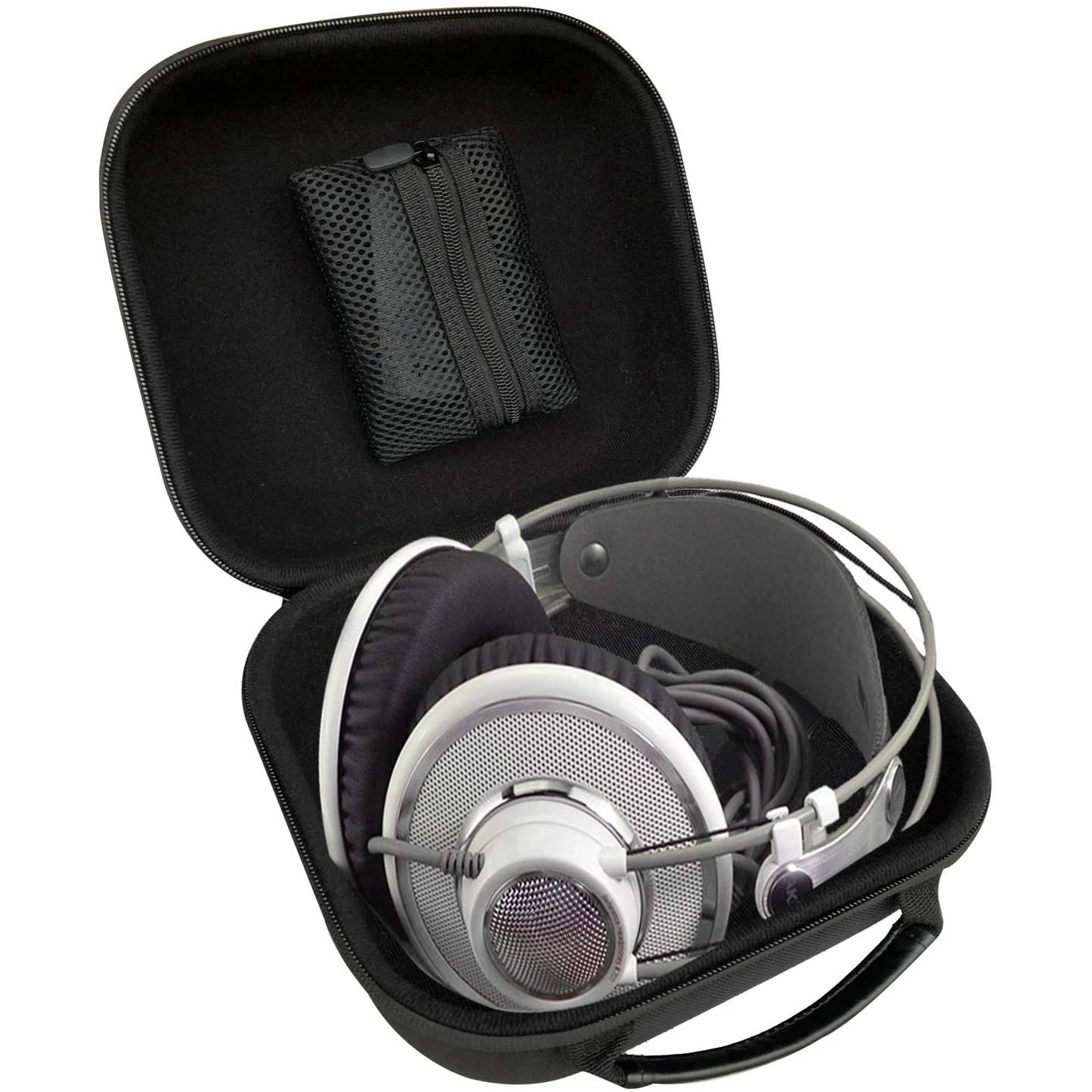 Travel Case for Beyerdynamic 459038 DT 770 PRO DT990 T1 DT880 Pro Sennheiser HD280PRO HD800 HD700 HD650 HD600 Razer Kraken 7.1 AKG Q701 K701 K702 K712 K550 Philips SHP9500 Walmart