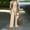 E7-Beige, variant on Women's 3 Pieces Pant Suits Elegant Loose 3/4 Sleeve Floral Cardigan Sleeveless Tank Tops Wide Leg Pants Suits Pant Suits for Wedding 2026 Fall,Beige M