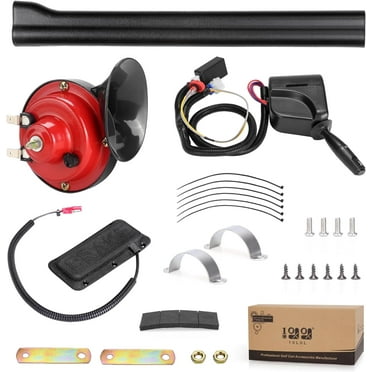 10L0L 12V Universal Golf Cart LED Light Turn Signal Switch Kit for Yamaha Club Car E-Z GO, with Horn Brake Pad Light Switch 9Pin Wiring Harness