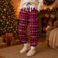 thumbnail image 2 of JAJAHO Boys Girls Pajamas Pants Christmas Sleepwear Bottoms Sizes 1-13 Drawstring Kids Loungewear Pants, 2 of 5