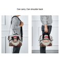 thumbnail image 6 of Lunch Bag Portable Crossbody Meal Bag Cooler Bag Insulated Lunch Bag Food Bag Handheld & Crossbody Design Cute Closed Eyes Santa, 6 of 6