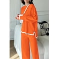 thumbnail image 4 of Conjunto Coordinado PRETTYGARDEN Suéter de Punto Naranja M, 4 of 7