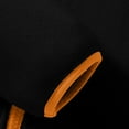 thumbnail image 4 of Blusa y camisa de cuello alto de manga larga para niños y niñas, sudadera con capucha y bolsillo con cremallera y cuello alto abrigado, de terciopelo granulado, moderna y cálida, para niñas., 4 of 6