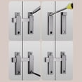 thumbnail image 2 of Gate Latch Matte Reliable 180 Degree Door 82x82mm High Quality Material, 2 of 4