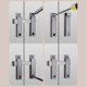 thumbnail image 2 of Gate Latch Matte Reliable 180 Degree Door 82x82mm High Quality Material, 2 of 5