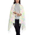 thumbnail image 2 of Fotbe Color Rabbit Print Womens Fall Winter Scarf Tassel Soft Warm Blanket Scarves Womens Shawl Wraps, 2 of 8