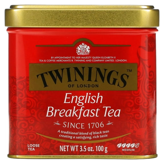 Twinings, English Breakfast Loose Tea, 3.5 oz Pack of 3