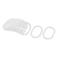 thumbnail image 1 of Gancho de cortina de Baño Unique Bargains 12 Pcs PLÁSTICO BLANCO C, 1 of 5