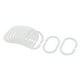 thumbnail image 1 of Gancho de cortina de Baño Unique Bargains 12 Pcs PLÁSTICO BLANCO C, 1 of 5