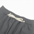 thumbnail image 4 of CAUYDY Boy's Baggy Sweatpants Wide Leg Elastic Waist Casual Athletic Pants with Pockets Kid Back to School Clothes Fall Winter Grey Sizes 11-12 Years, 4 of 4