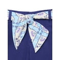 thumbnail image 2 of Wonder Nation Little Girls Bermuda Shorts with Scarf Belt, Sizes 4-10, 2 of 3