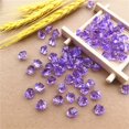thumbnail image 2 of HCTSHG Purple Acrylic Ice Rocks, 200PCS Sparkling Purple Fake Diamonds, Plastic Gems for Vase Fillers, Table Scatter Decor, Marble Display, and Centerpiece Embellishments, 2 of 5