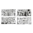 thumbnail image 1 of 4 piezas placa de uñas para regalos de Halloween, 1 of 3