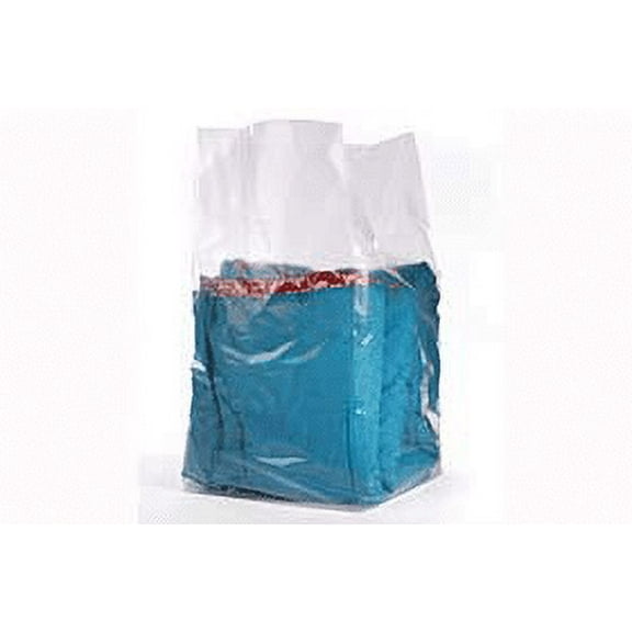 Clear Gusseted Poly Bags 1.5 mil, 25W X 15D X 30L inches - Case of 250 Bags