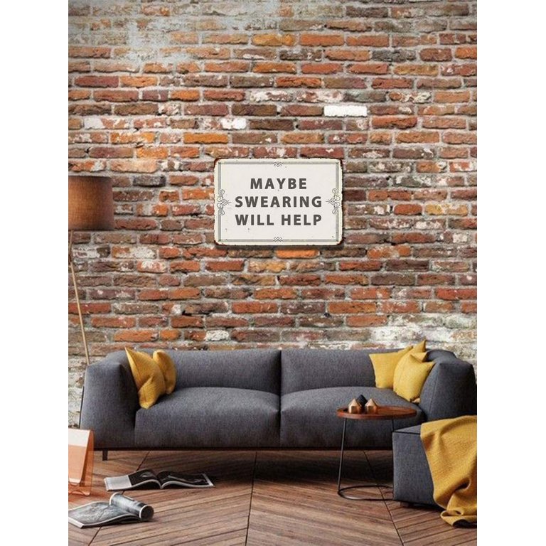 Vintage Tin Sign With Motivational Quotes – Retro Wall Decor 20x30cm For Garage, Office, Bar 4 thumbnail image