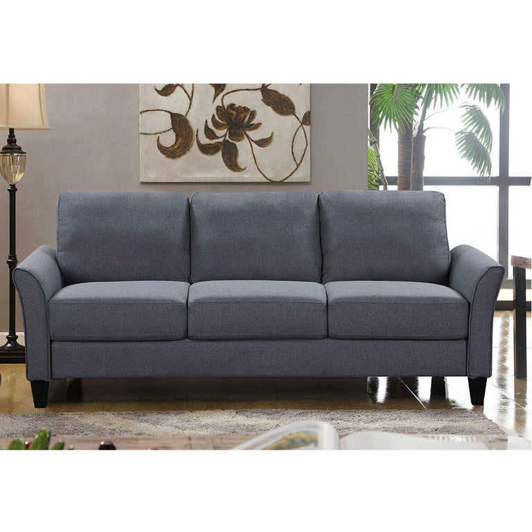 Dropship 34Lamb Fleece Fabric Sofa, Modern Single Sofa With